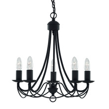 Montmartre Antique Brass 5 Light Chandelier